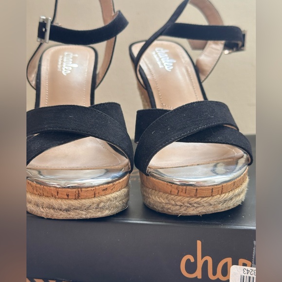 charles by charles david platform espadrilles black - Picture 2 of 7